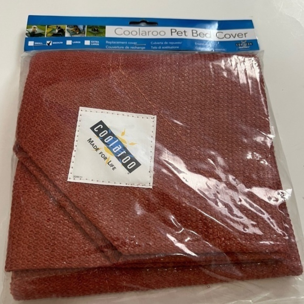 Coolaroo Replacement Cover for Steel-Framed Elevated Dog Bed Terracotta Medium